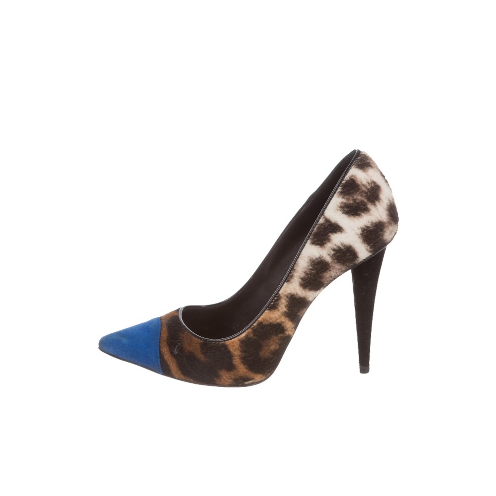 Giuseppe Ponyhair Pointed Toe Pumps
